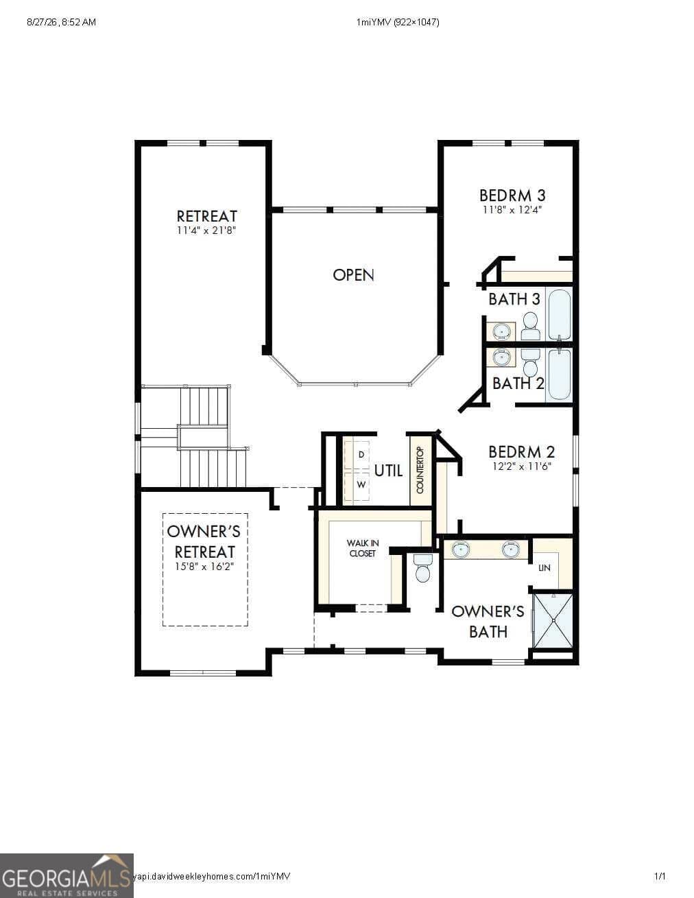 4 bedroom, 4.5 bathroom, 3,012 sq ft single family residence for sale at 4795 Briscoe Drive, Cumming, GA 30028 — photo 4