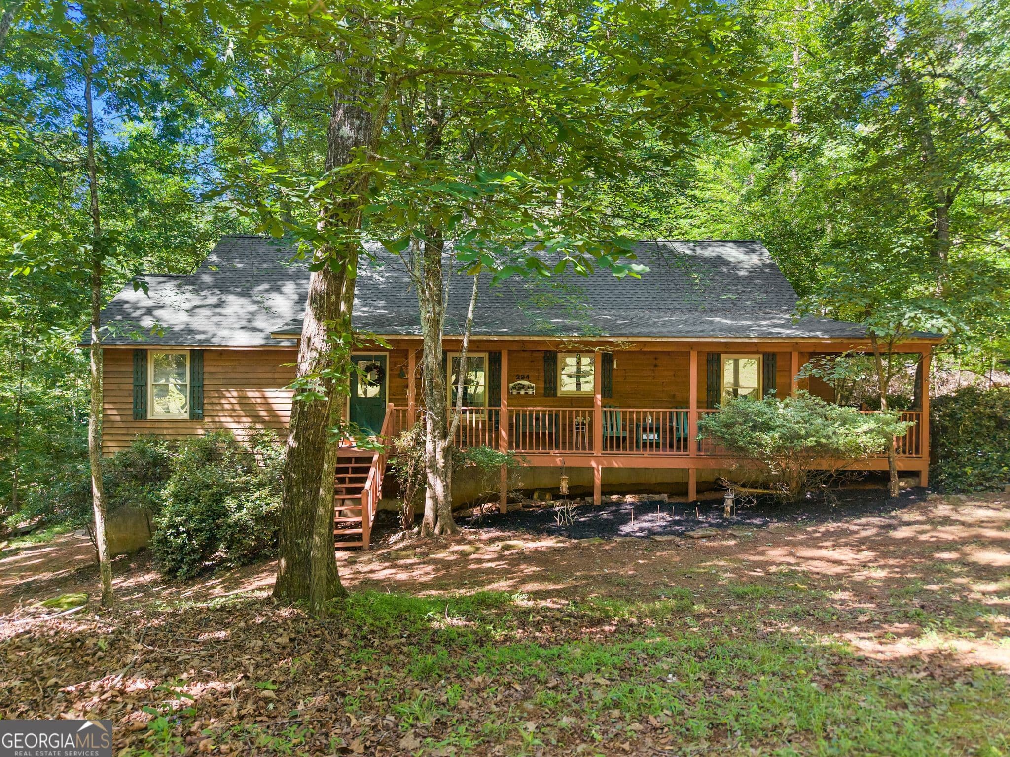 3 bedroom, 3 bathroom, 2,846 sq ft cabin,single family residence sold at 294 Cedar Hollow Road, Cleveland, GA 30528