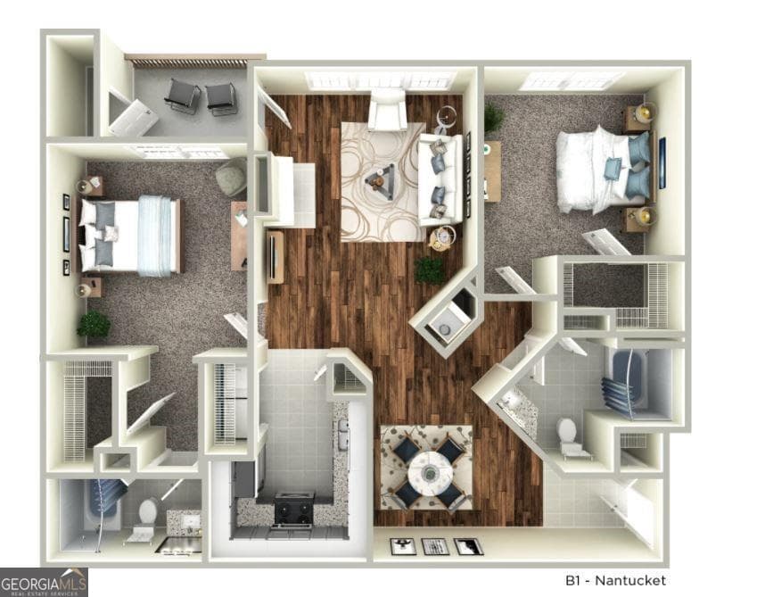 2 bedroom, 2 bathroom, 1,201 sq ft apartment for rent at 240 E Belle Isle Road 507, Atlanta, GA 30342 for $1,950 a month — photo 9
