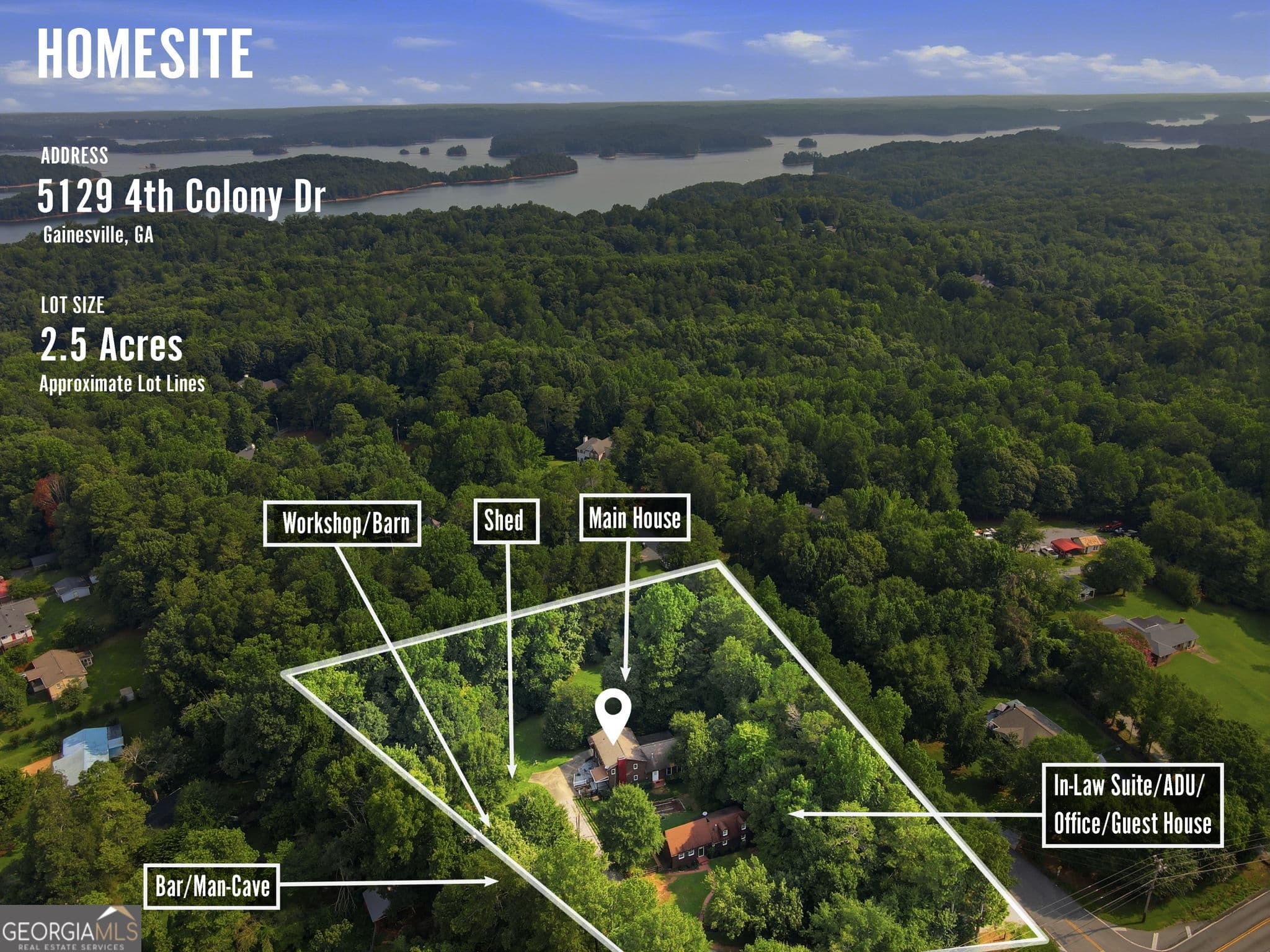 3 bedroom, 2.5 bathroom, 2,125 sq ft single family residence for sale at 5129 Fourth Colony Drive, Gainesville, GA 30504 — photo 1 of 67