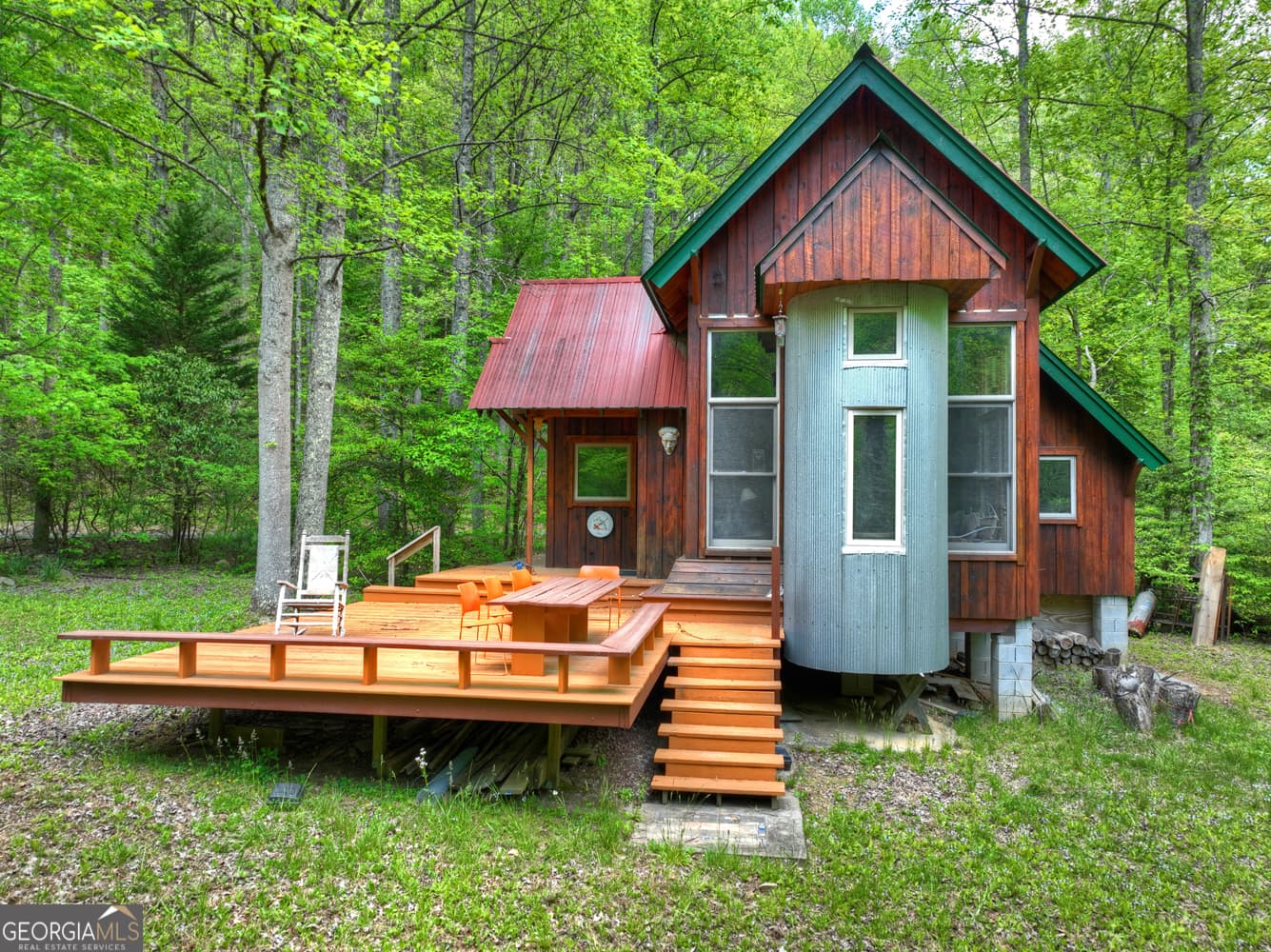 2 bedroom, 1 bathroom, 850 sq ft cabin,single family residence for sale at 14092 Big Creek Road, Cherry Log, GA 30522