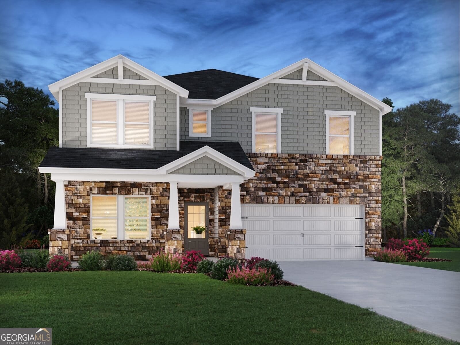 5 bedroom, 4.5 bathroom, 3,252 sq ft single family residence for sale at 2174 Martin Spring Bend, Lawrenceville, GA 30045