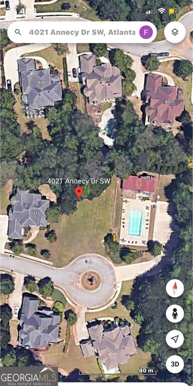 residential lot for sale at 4021 Annecy Drive, Atlanta, GA 30331 — photo 3