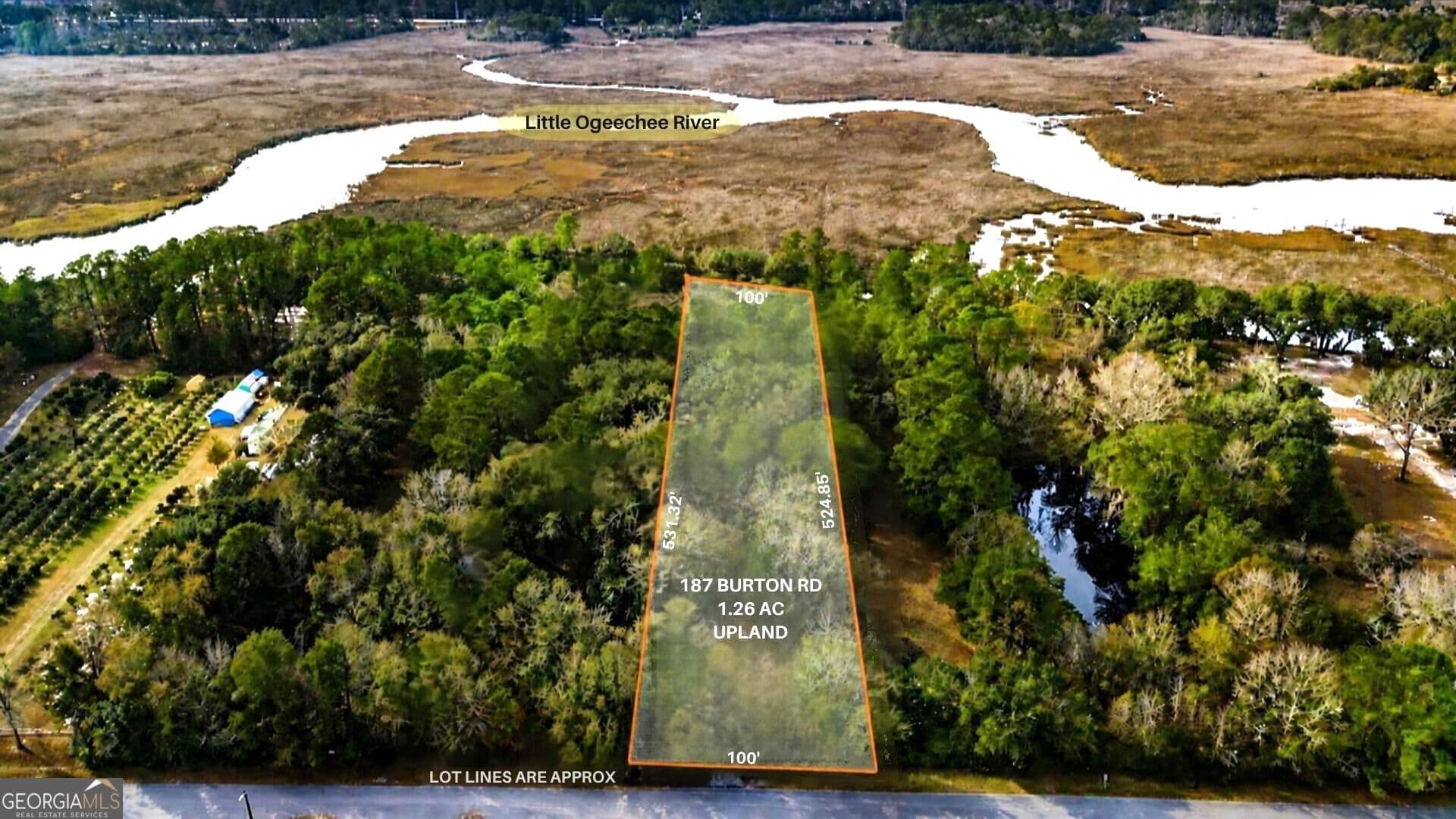 residential lot for sale at 187 Burton Road, Savannah, GA 31405 — photo 1 of 32