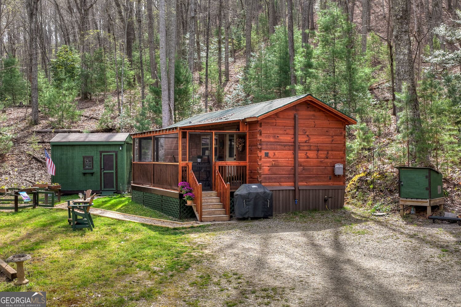 1 bedroom, 1 bathroom, 408 sq ft cabin,manufactured home,single family residence for sale at 57 Meadow Hill, Morganton, GA 30560