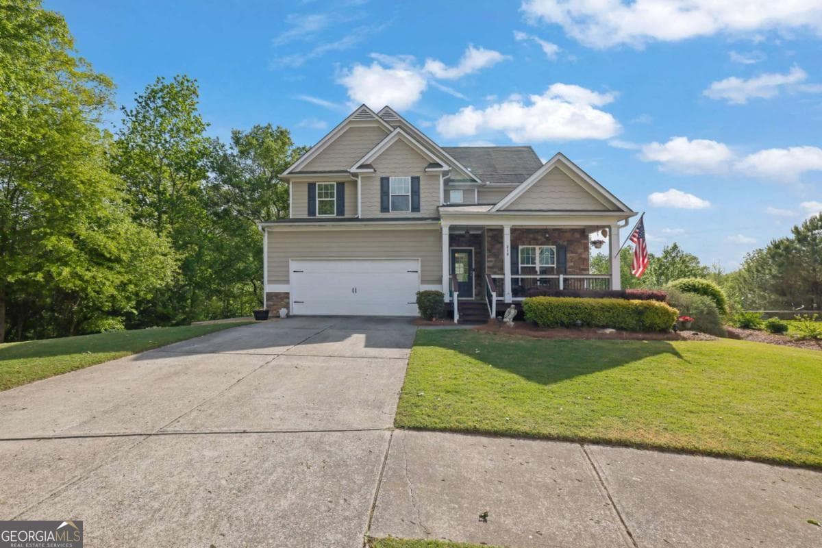 4 bedroom, 2.5 bathroom, 2,846 sq ft single family residence sold at 318 Upper Pheasant Court, Ball Ground, GA 30107