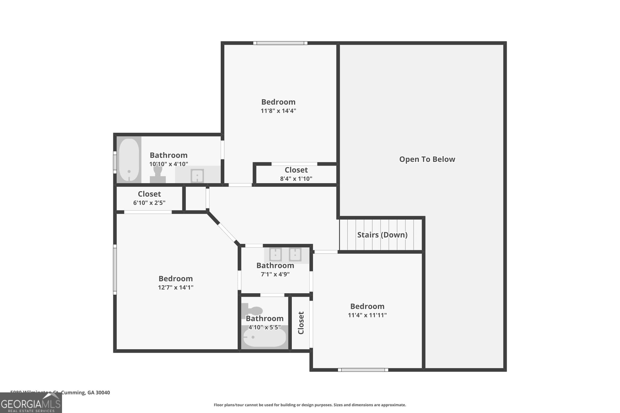 6 bedroom, 5 bathroom, 4,854 sq ft single family residence for sale at 5980 Wilmington Court, Cumming, GA 30040 — photo 3