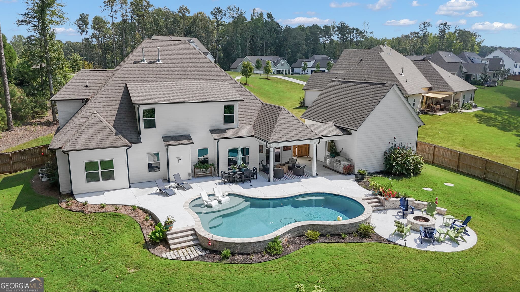 5 bedroom, 3.5 bathroom, 3,700 sq ft single family residence for sale at 130 Emery Nell Lane, Newnan, GA 30263
