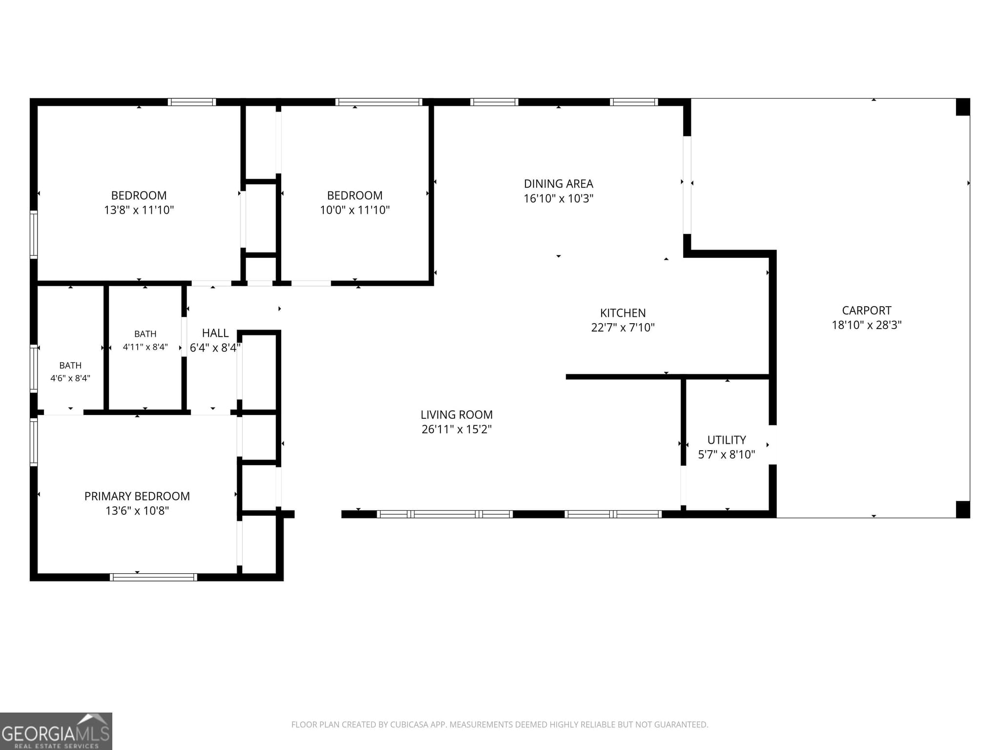 3 bedroom, 2 bathroom, 1,458 sq ft single family residence for sale at 3848 Hatch Parkway, Baxley, GA 31513 — photo 2