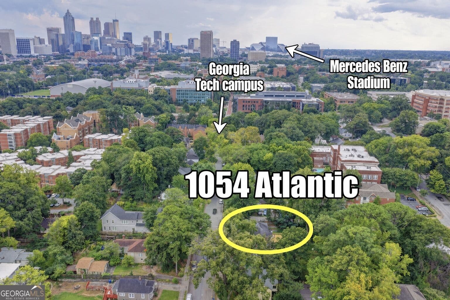 7 bedroom, 2.5 bathroom, 2,800 sq ft single family residence for sale at 1054 Atlantic Drive, Atlanta, GA 30318 — photo 3