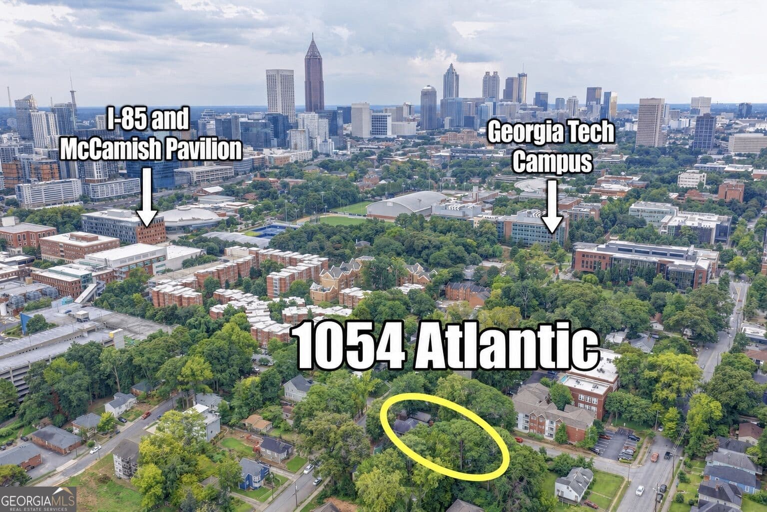 7 bedroom, 2.5 bathroom, 2,800 sq ft single family residence for sale at 1054 Atlantic Drive, Atlanta, GA 30318 — photo 4