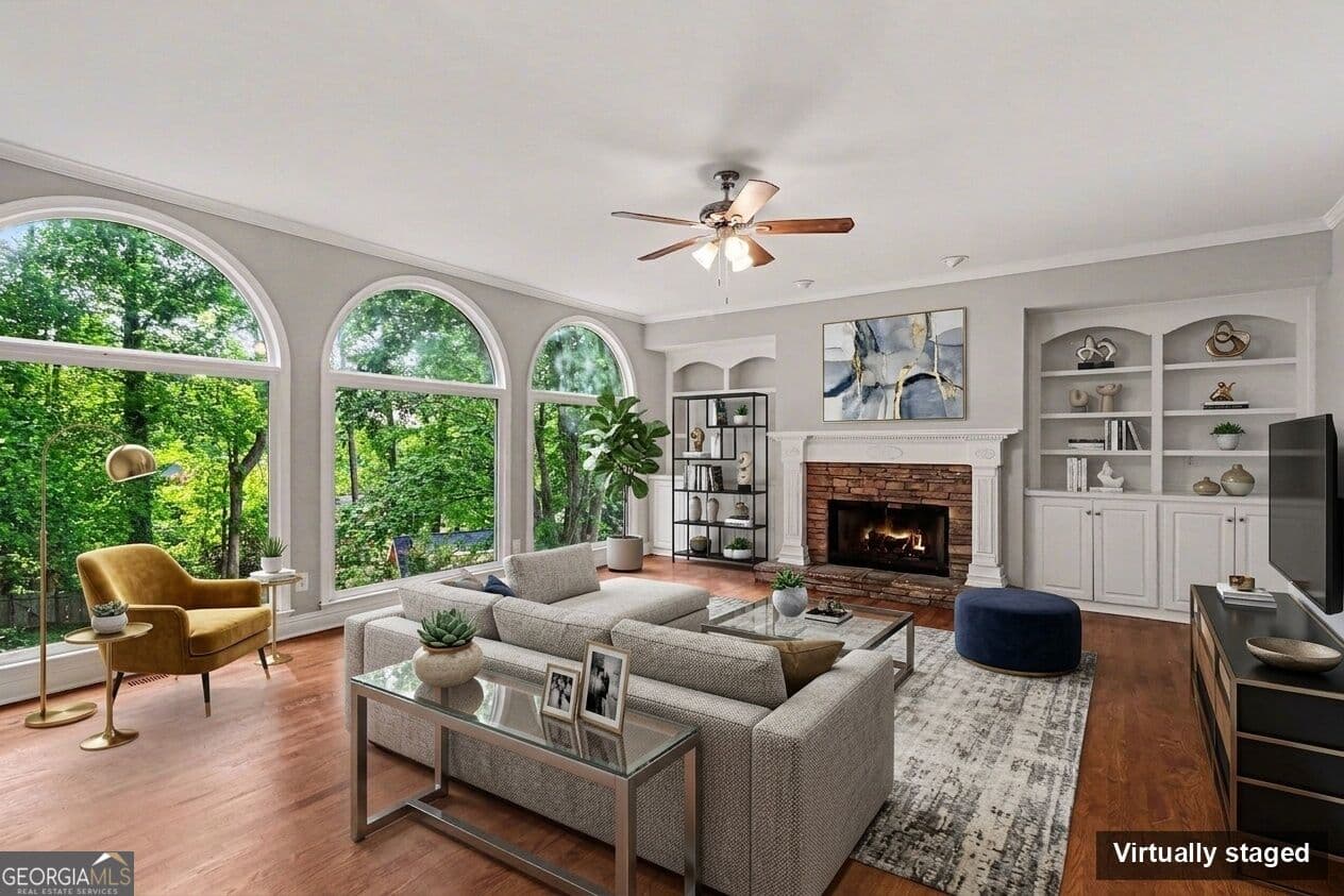 4 bedroom, 4.5 bathroom, 3,045 sq ft single family residence for sale at 1253 Hadaway Garden Drive, Kennesaw, GA 30152 — photo 4