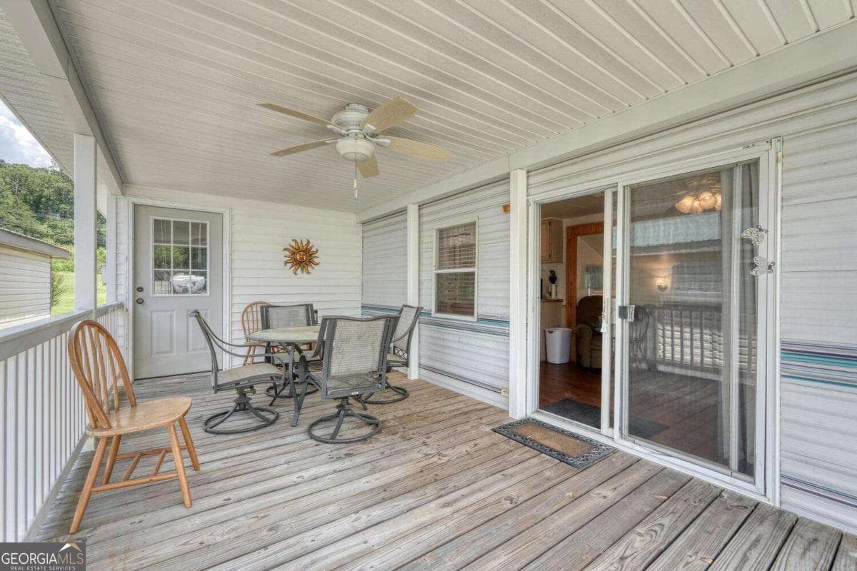 2 bedroom, 1.5 bathroom, 400 sq ft manufactured home,single family residence for sale at 4360 Riverbank Run, Hiawassee, GA 30546