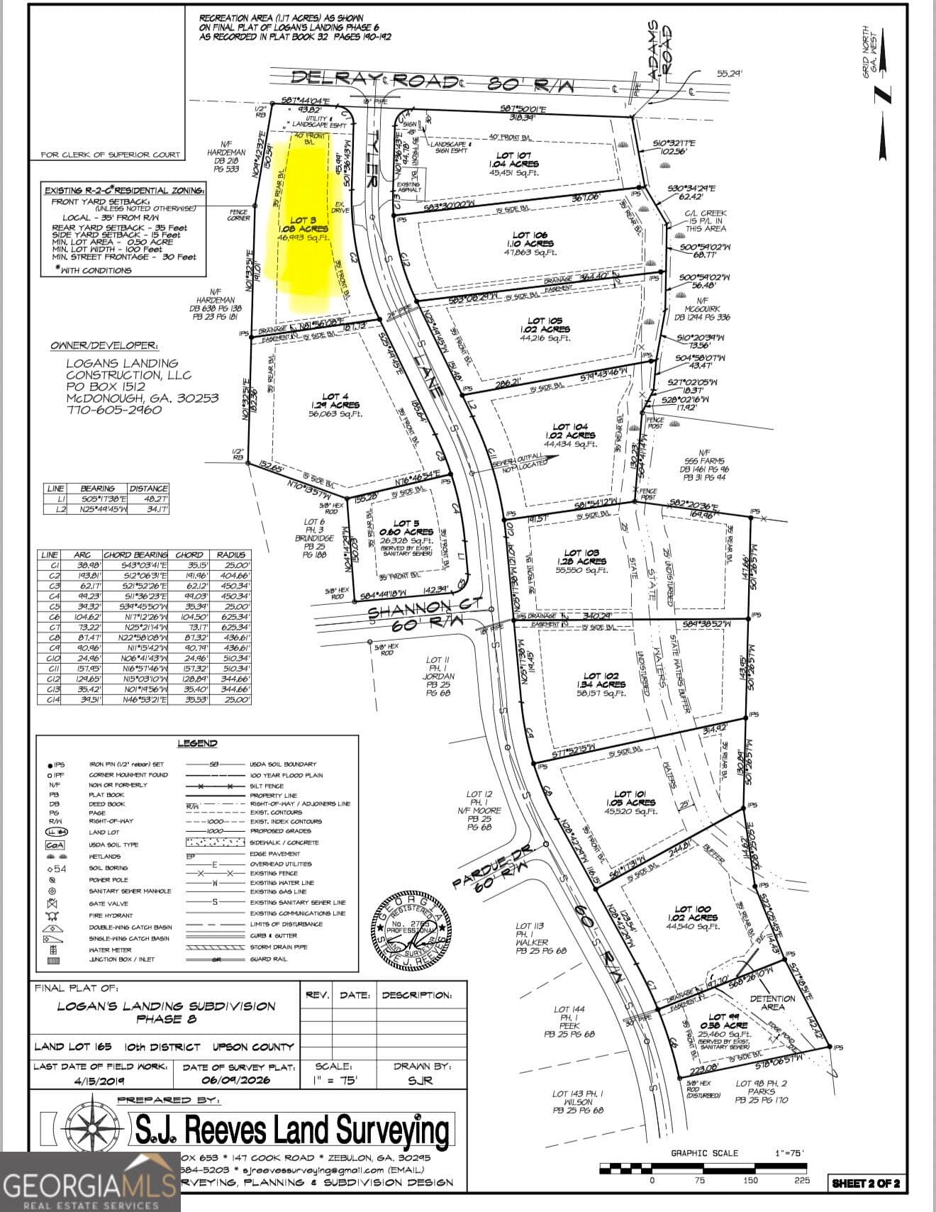 unimproved land for sale at 0 LOT 3 Tyler Lane, Thomaston, GA 30286 — photo 1 of 1