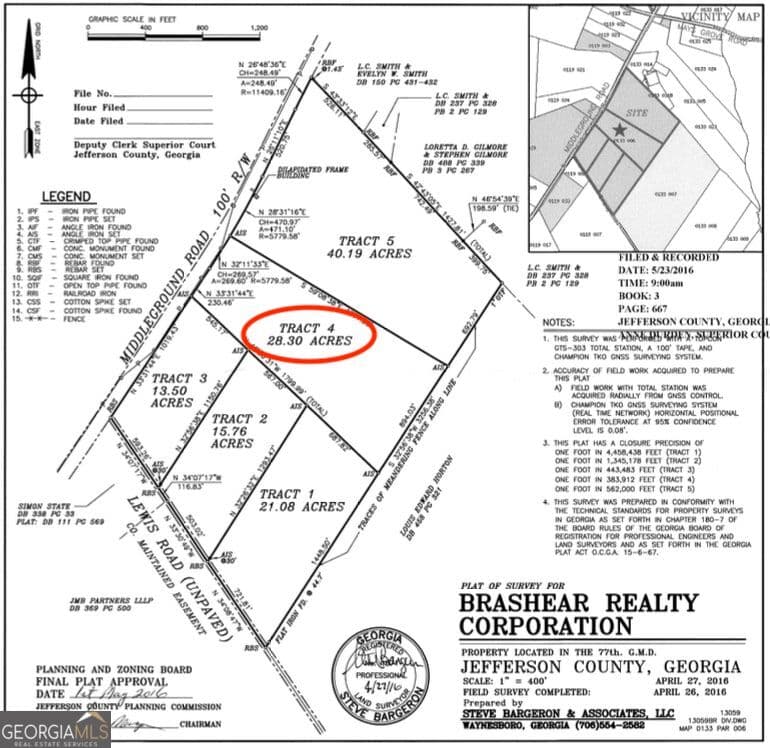 unimproved land for sale at 0 Middle Ground Road, Louisville, GA 30434 — photo 4