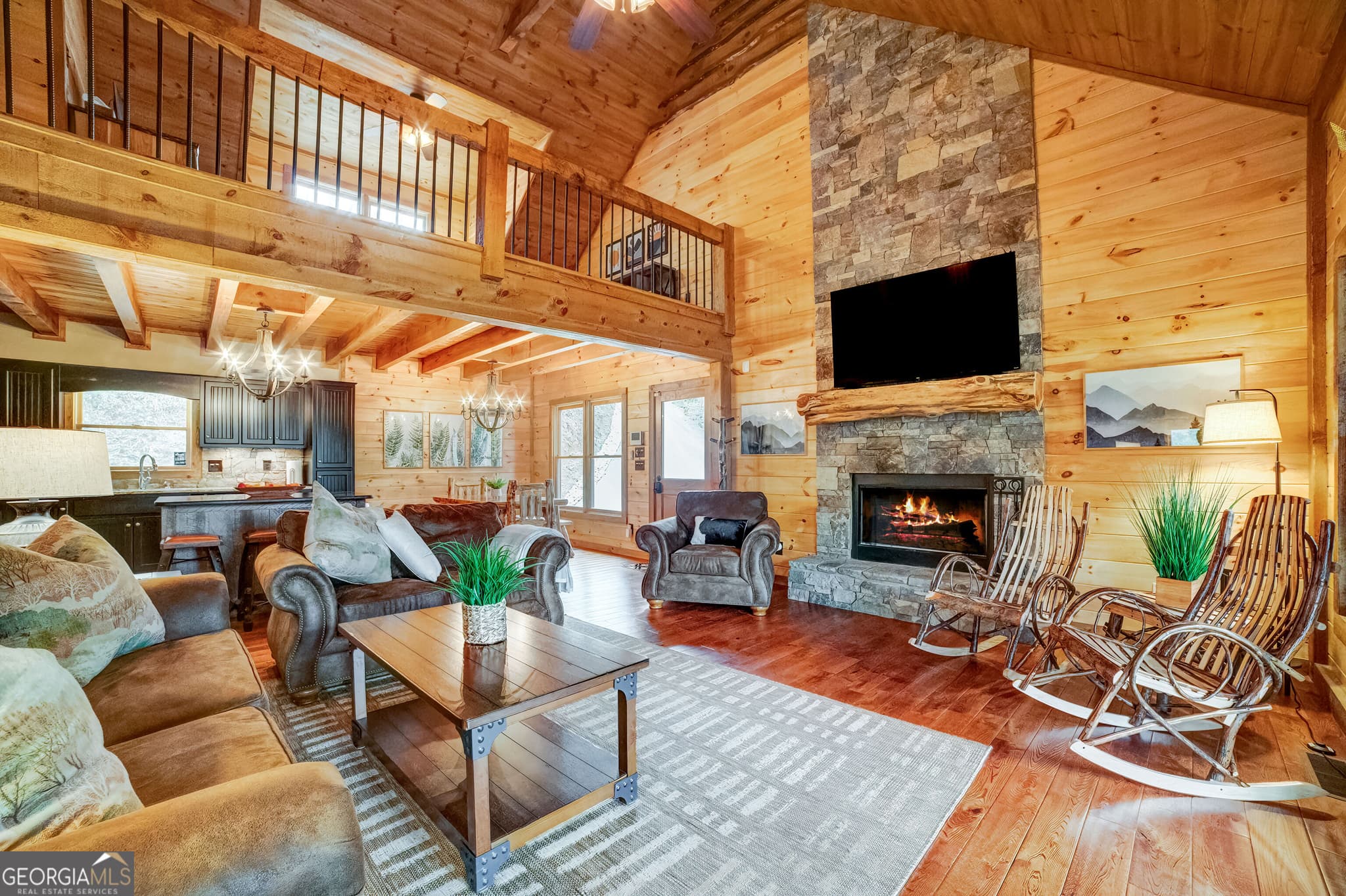 4 bedroom, 3.5 bathroom cabin,single family residence for sale at 136 Gallery Court, Ellijay, GA 30540 — photo 4
