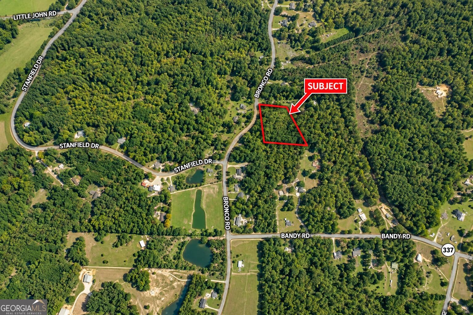 residential lot for sale at 7 ACRES Bronco Road, Lafayette, GA 30728 — photo 2