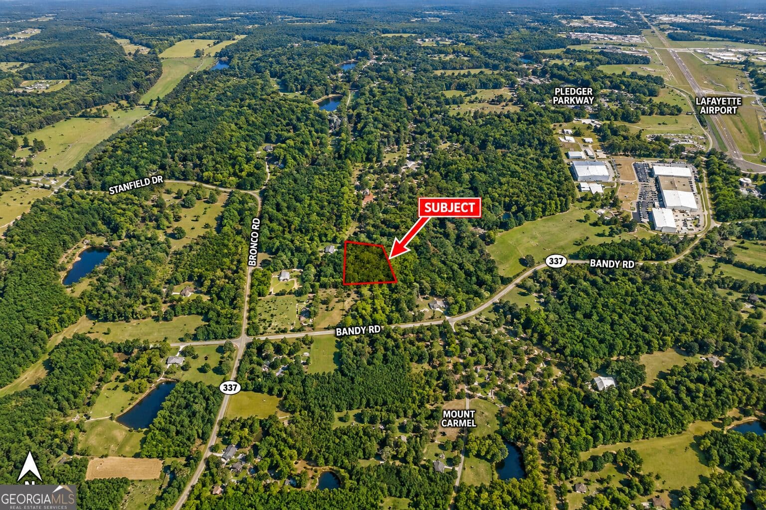 residential lot for sale at 7 ACRES Bronco Road, Lafayette, GA 30728 — photo 3