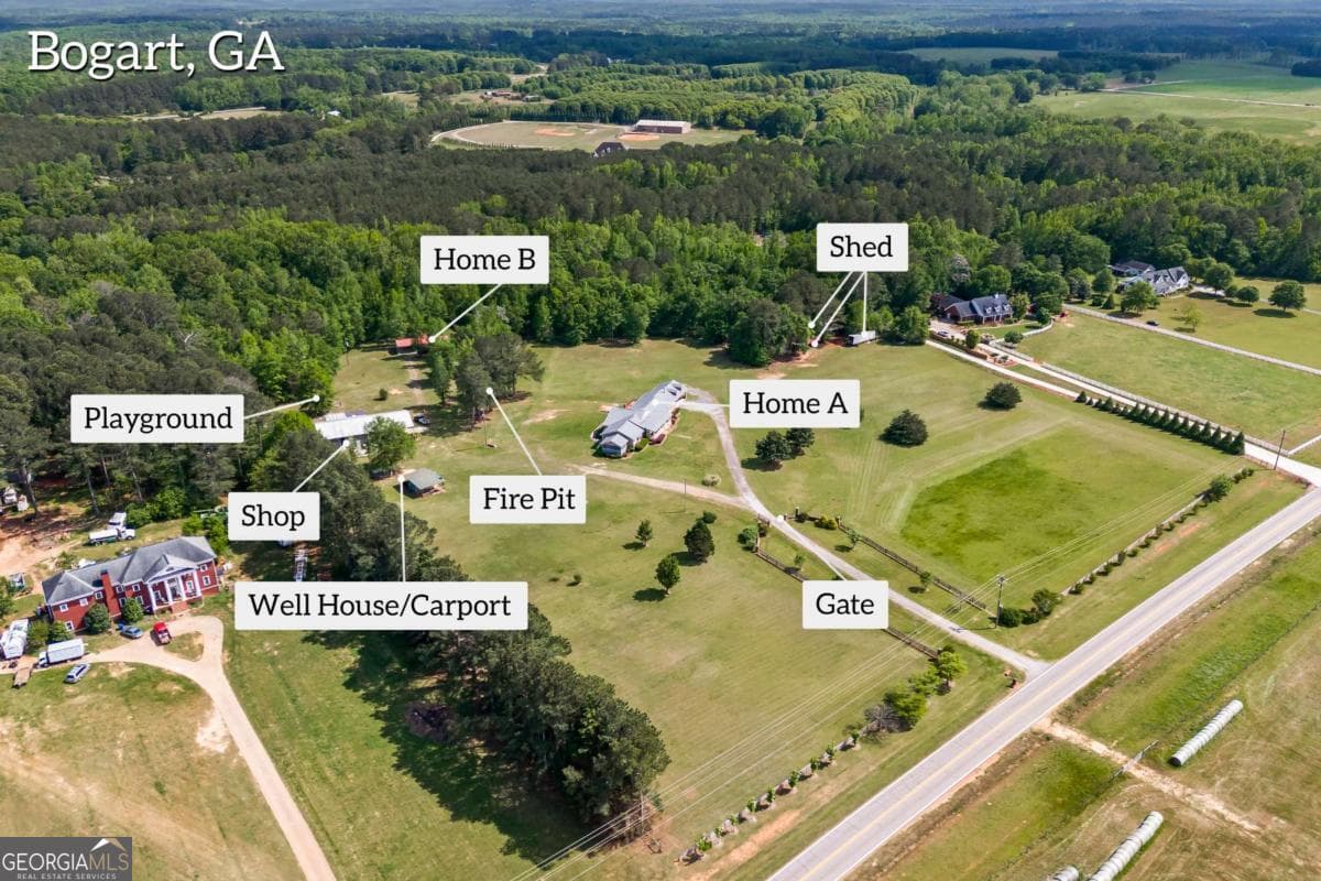 4 bedroom, 3 bathroom, 824 sq ft farm for sale at 1691 Snows Mill Road, Bogart, GA 30622 — photo 2