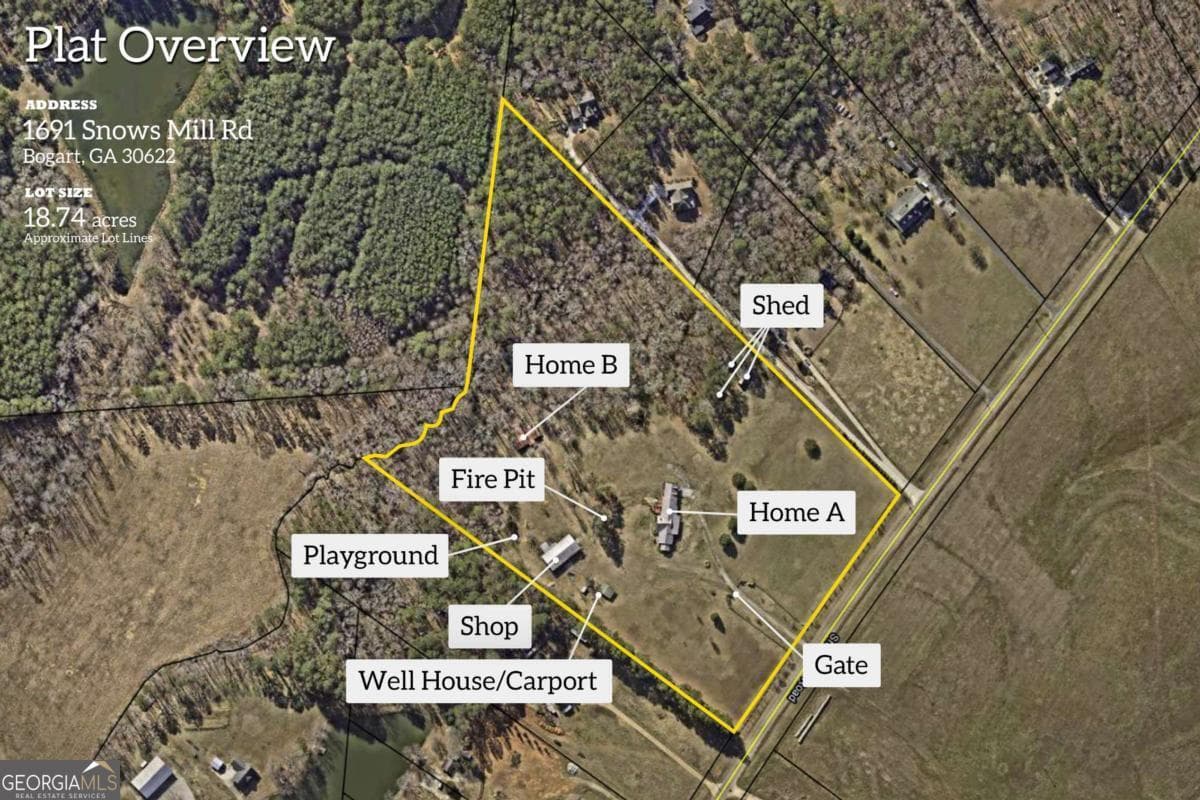 4 bedroom, 3 bathroom, 824 sq ft farm for sale at 1691 Snows Mill Road, Bogart, GA 30622 — photo 3