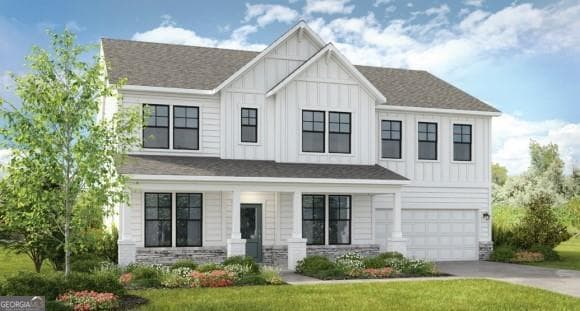 5 bedroom, 4.5 bathroom single family residence sold at 8710 Chesford Grove, Ball Ground, GA 30107