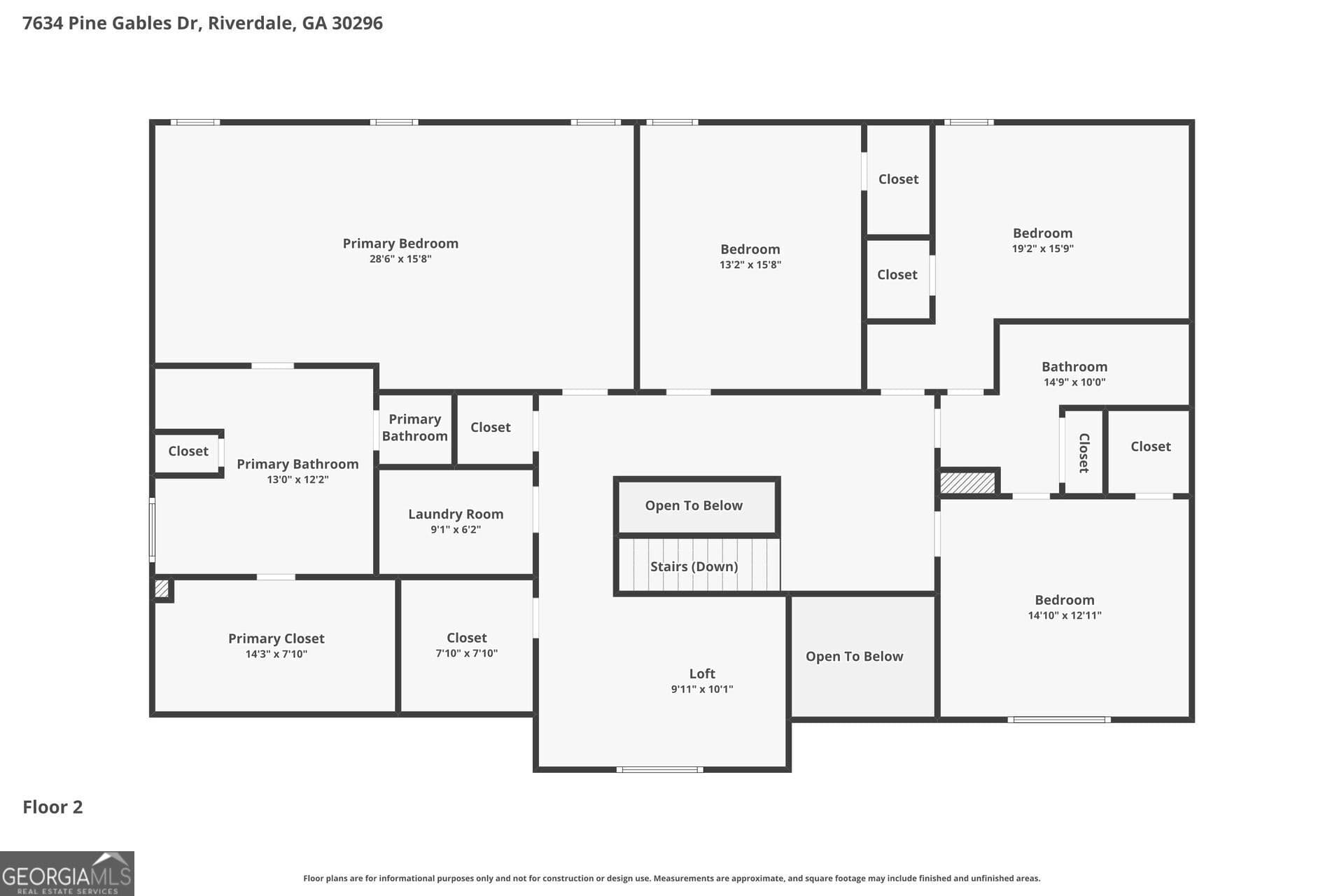 5 bedroom, 3 bathroom, 4,489 sq ft single family residence for sale at 7634 Pine Gables Drive, Riverdale, GA 30296 — photo 2