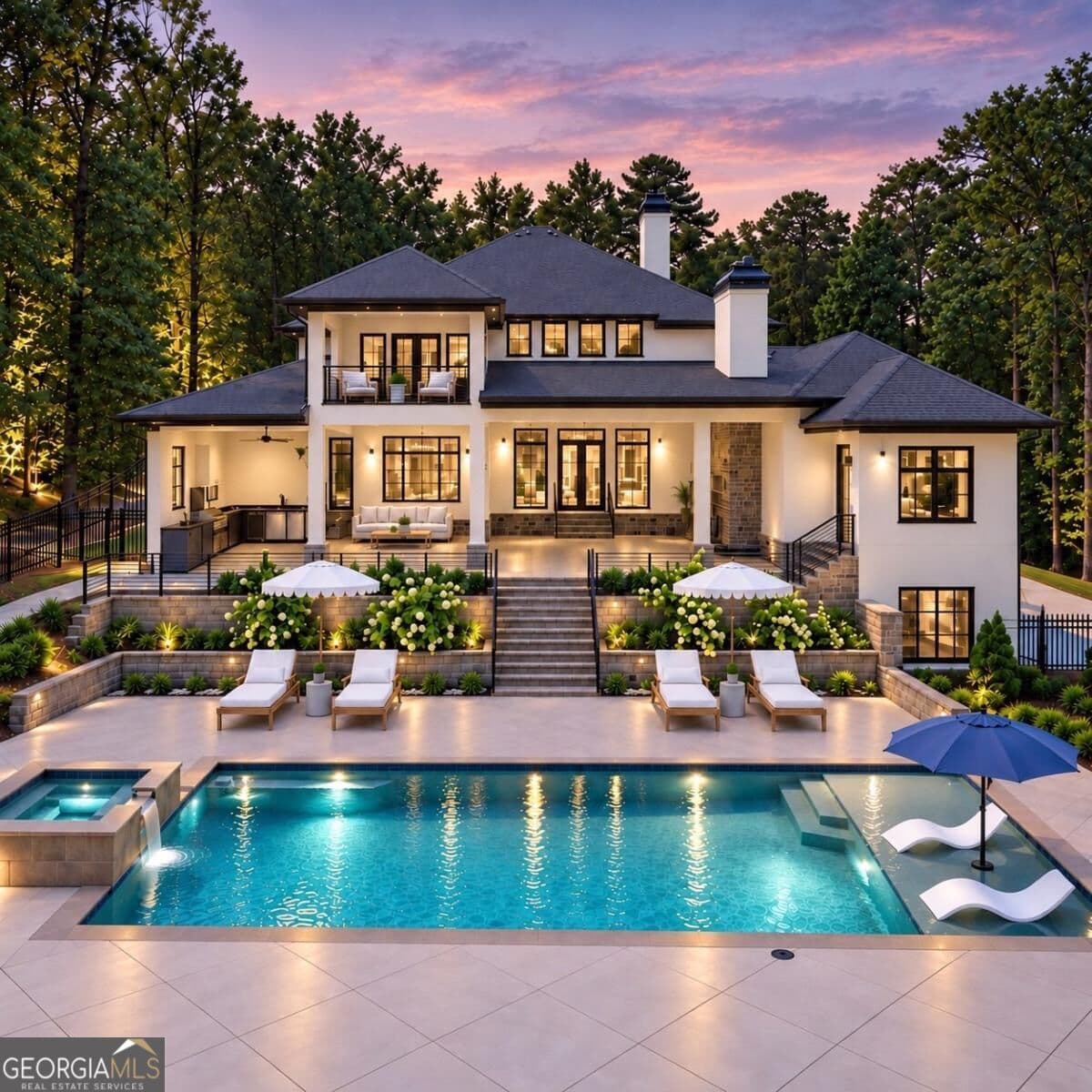 5 bedroom, 6 bathroom, 10,231 sq ft single family residence for sale at 123 Russell Road, Lawrenceville, GA 30043