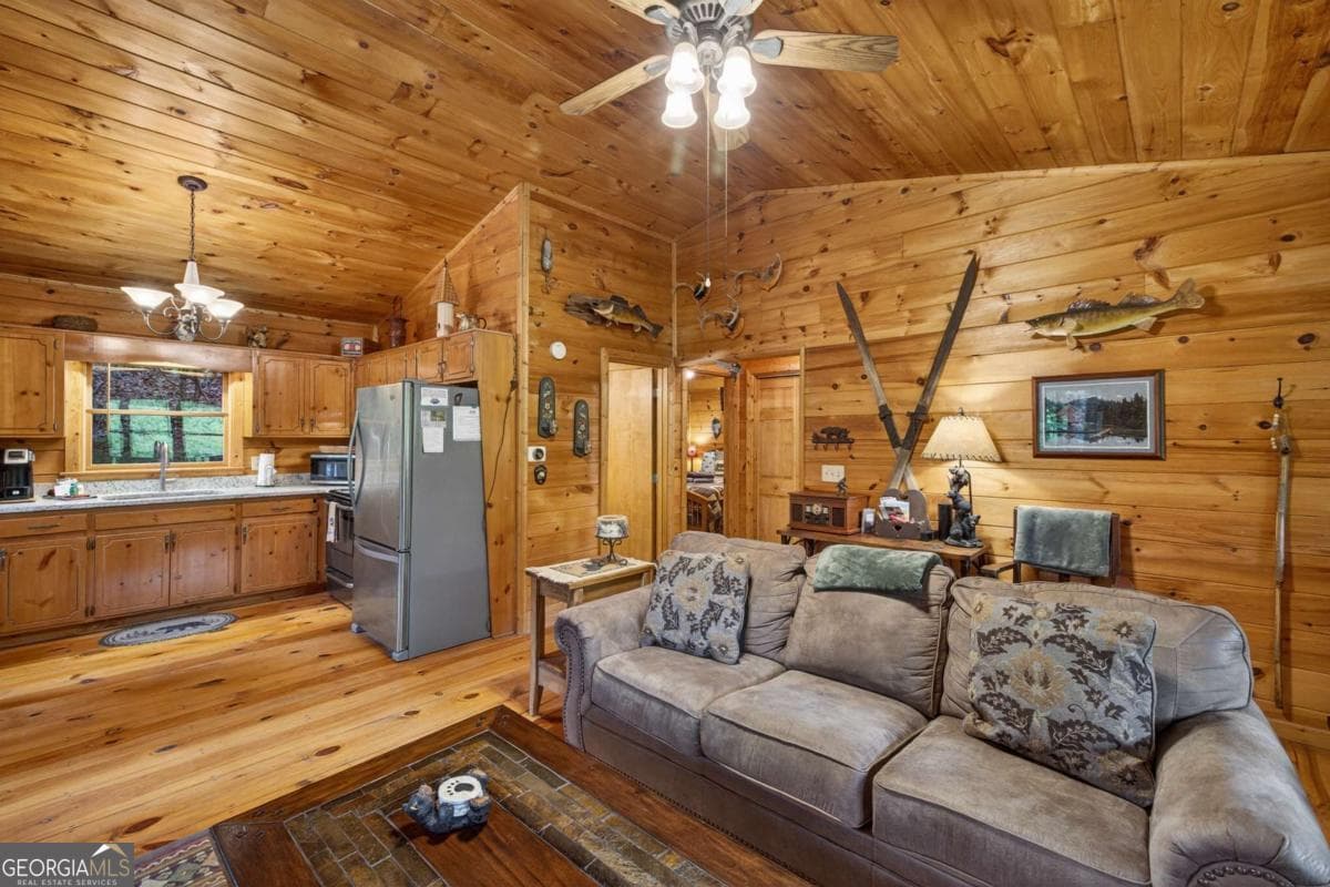 2 bedroom, 1 bathroom, 672 sq ft cabin,single family residence for sale at 203 Mountain View Drive, Cherry Log, GA 30522 — photo 6