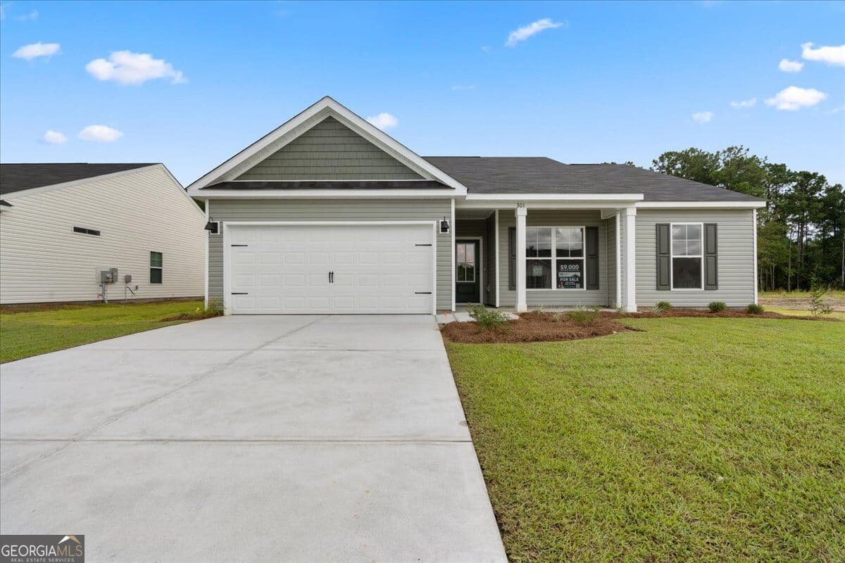 3 bedroom, 2 bathroom, 1,662 sq ft single family residence sold at 301 Timberlake Drive, Guyton, GA 31312