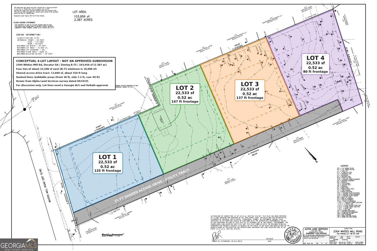 unimproved land for sale at 2304 Whites Mill Road, Decatur, GA 30032 — photo 2