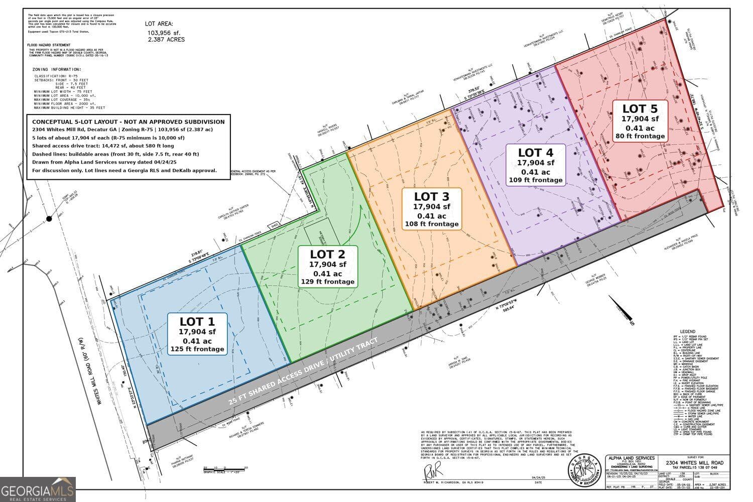 unimproved land for sale at 2304 Whites Mill Road, Decatur, GA 30032 — photo 3
