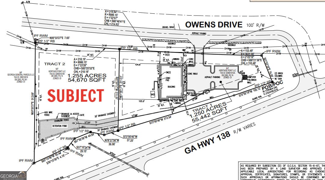 unimproved land for sale at 0 Owens Drive, Conyers, GA 30094 — photo 2
