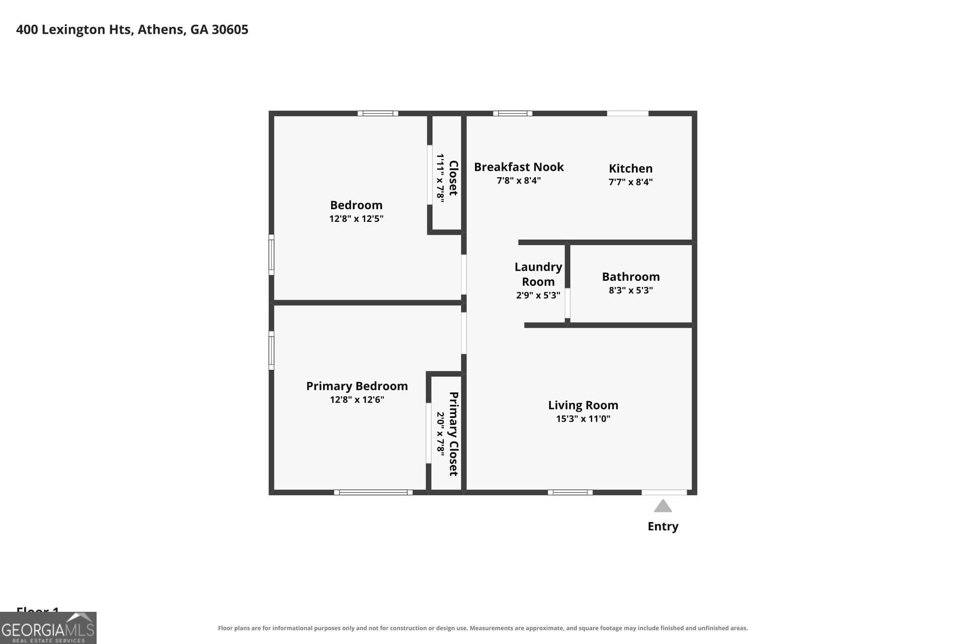 2 bedroom, 1 bathroom, 840 sq ft duplex for rent at 400 Lexington Circle, Athens, GA 30605 for $1,165 a month — photo 2