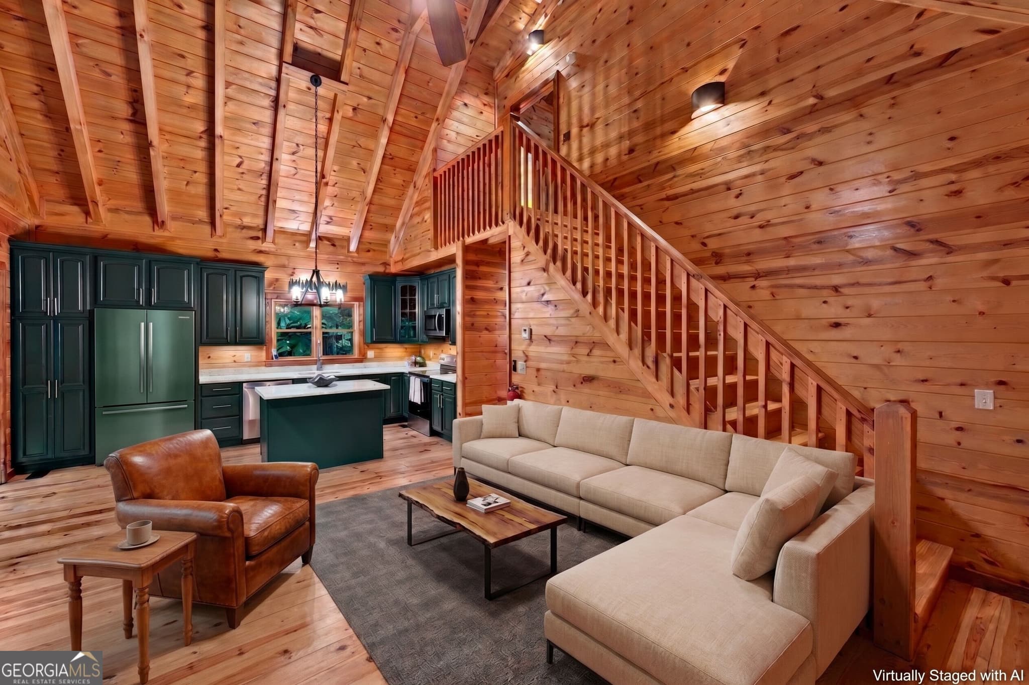 4 bedroom, 3 bathroom, 2,140 sq ft cabin,single family residence for sale at 357 Hemlock Trail, Blue Ridge, GA 30513 — photo 7