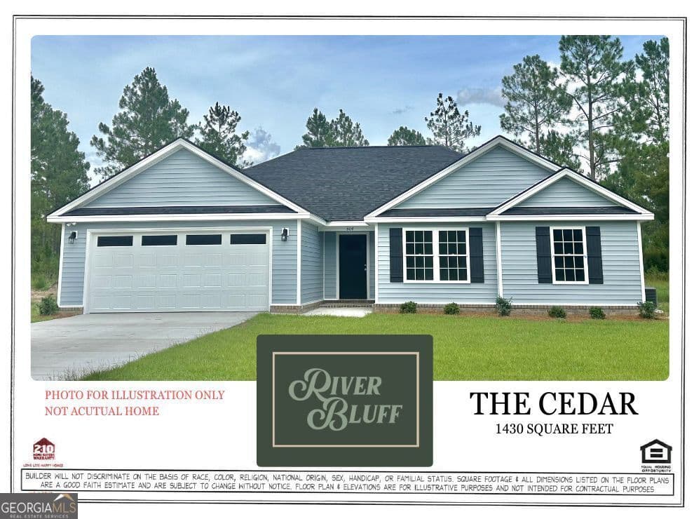 3 bedroom, 2 bathroom, 1,430 sq ft single family residence sold at 907 Coosa Cove, Ellabell, GA 31308
