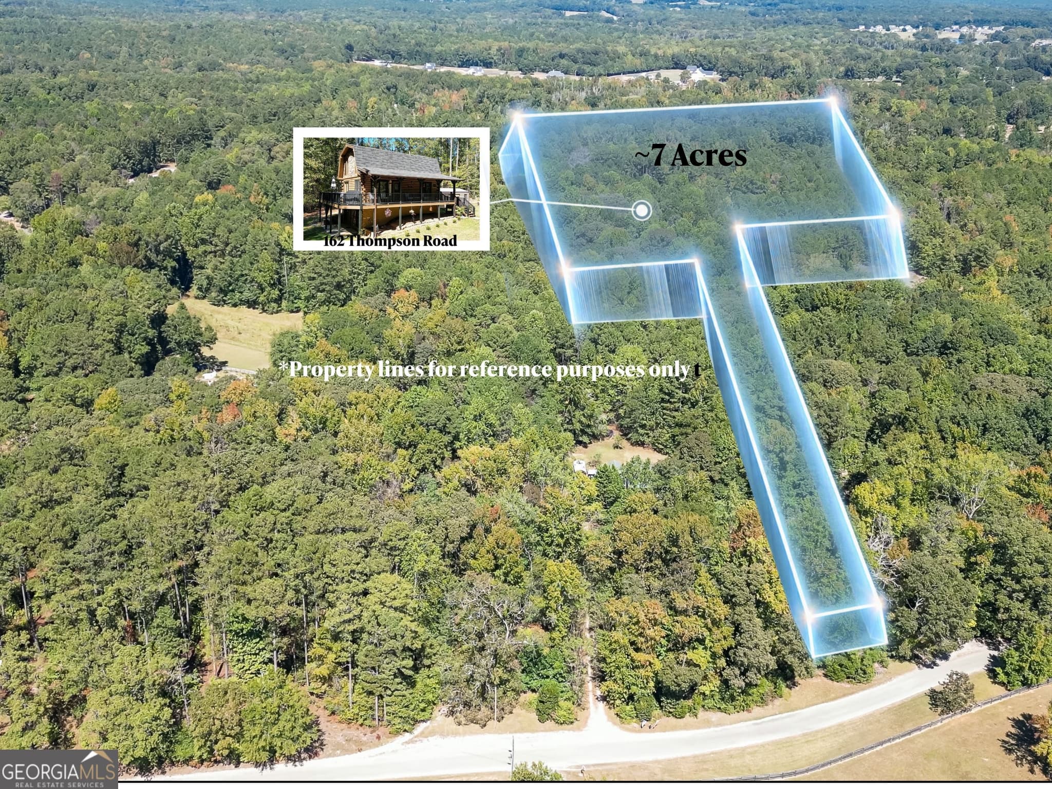 2 bedroom, 2 bathroom, 1,896 sq ft cabin,single family residence for sale at 162 Thompson Road, Senoia, GA 30276 — photo 2