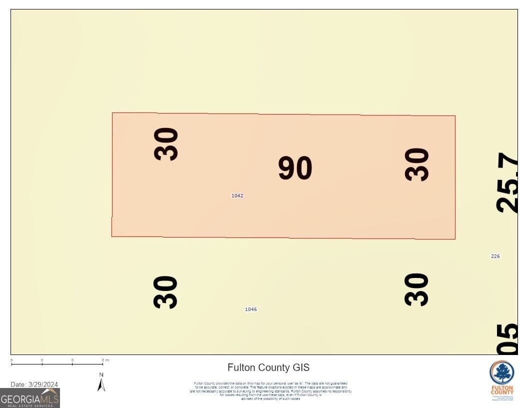 residential lot for sale at 1042 West Avenue, Atlanta, GA 30315 — photo 3