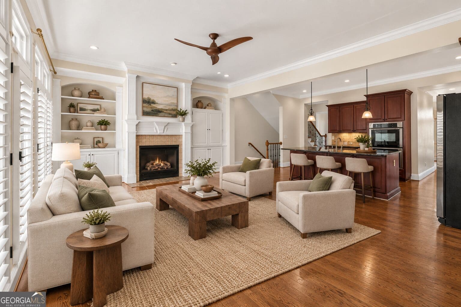 4 bedroom, 3.5 bathroom, 2,696 sq ft townhouse for sale at 1012 Merrivale Chase Lane, Roswell, GA 30075 — photo 2