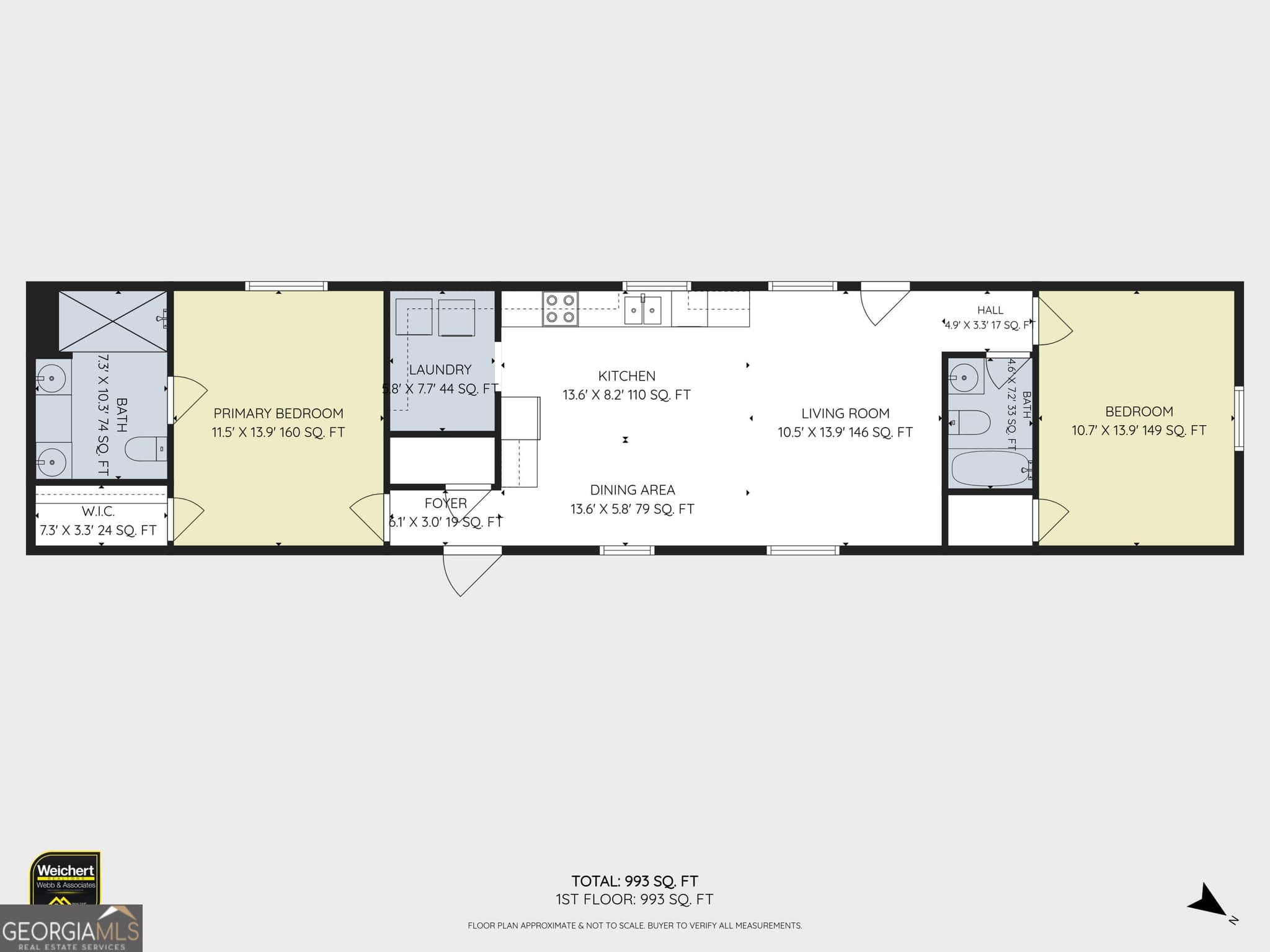 2 bedroom, 2 bathroom, 1,088 sq ft single family residence for sale at 197 Blossom Lane, Reidsville, GA 30453 — photo 3