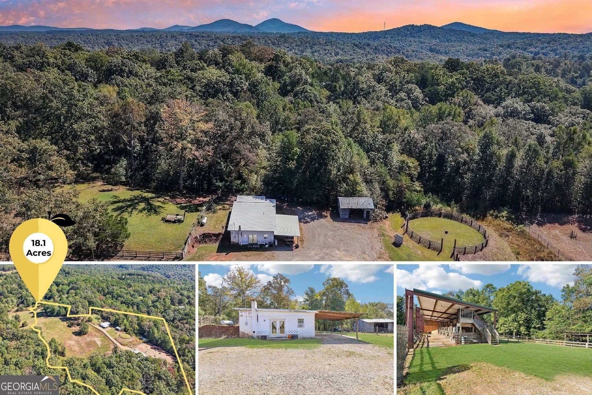 1 bedroom, 1 bathroom, 1,176 sq ft farm for sale at 231 Hatfield Grove, Dahlonega, GA 30533 — photo 1 of 63