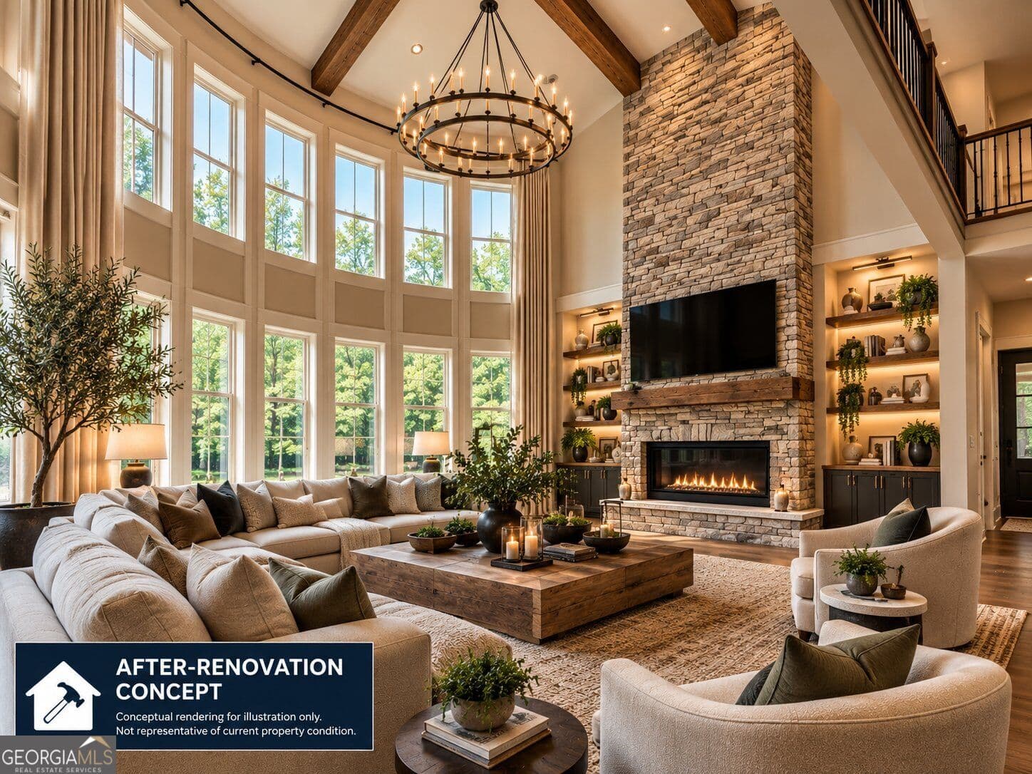 8 bedroom, 7.5 bathroom, 7,721 sq ft single family residence for sale at 178 Dakotahs Bend, Newnan, GA 30263 — photo 2