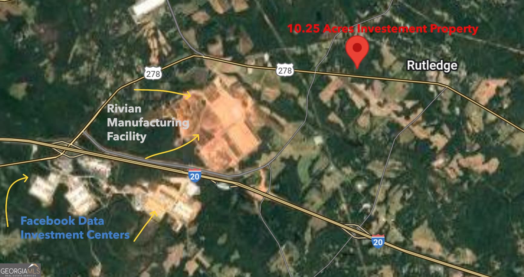 residential lot for sale at 5521 Atlanta Highway, Rutledge, GA 30663 — photo 5