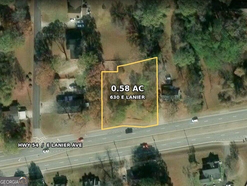 residential lot for sale at 630 Lanier Avenue, Fayetteville, GA 30214 — photo 1 of 2