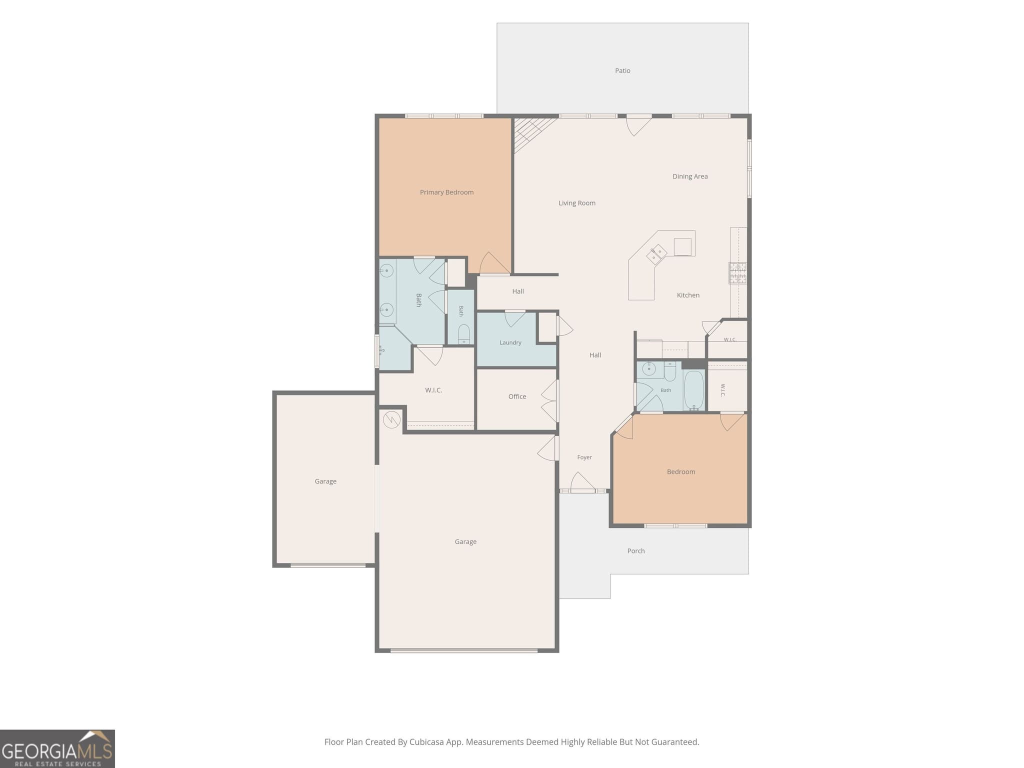 2 bedroom, 2 bathroom, 1,898 sq ft single family residence for sale at 1026 High Shoal Drive, Monroe, GA 30655 — photo 7