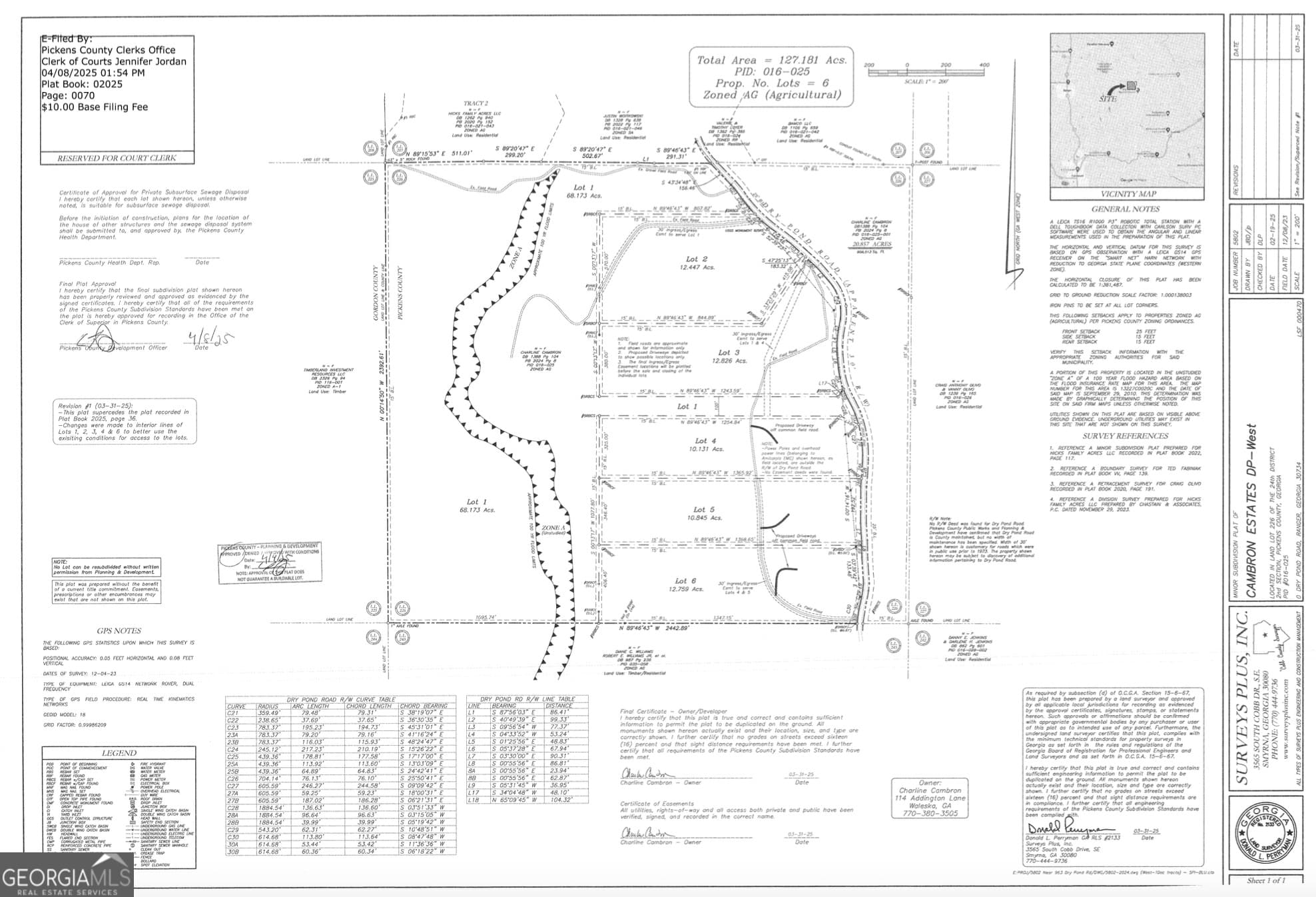 estate lot for sale at 5 WEST Dry Pond Road LOT #5 WEST, Ranger, GA 30734 — photo 10