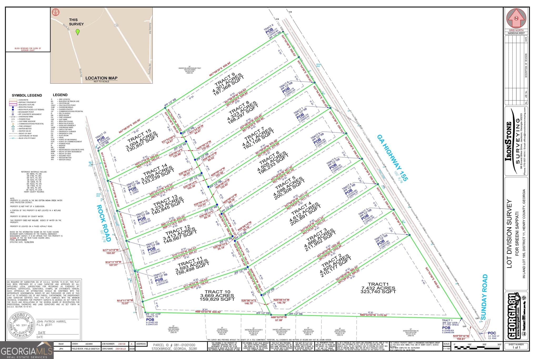 agriculture for sale at 0 Highway 155 TRACT 4, Stockbridge, GA 30281