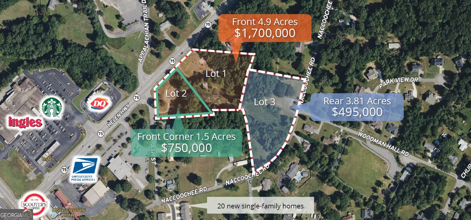 residential lot for sale at 363 Old Nacoochee Road, Cleveland, GA 30528 — photo 1 of 1