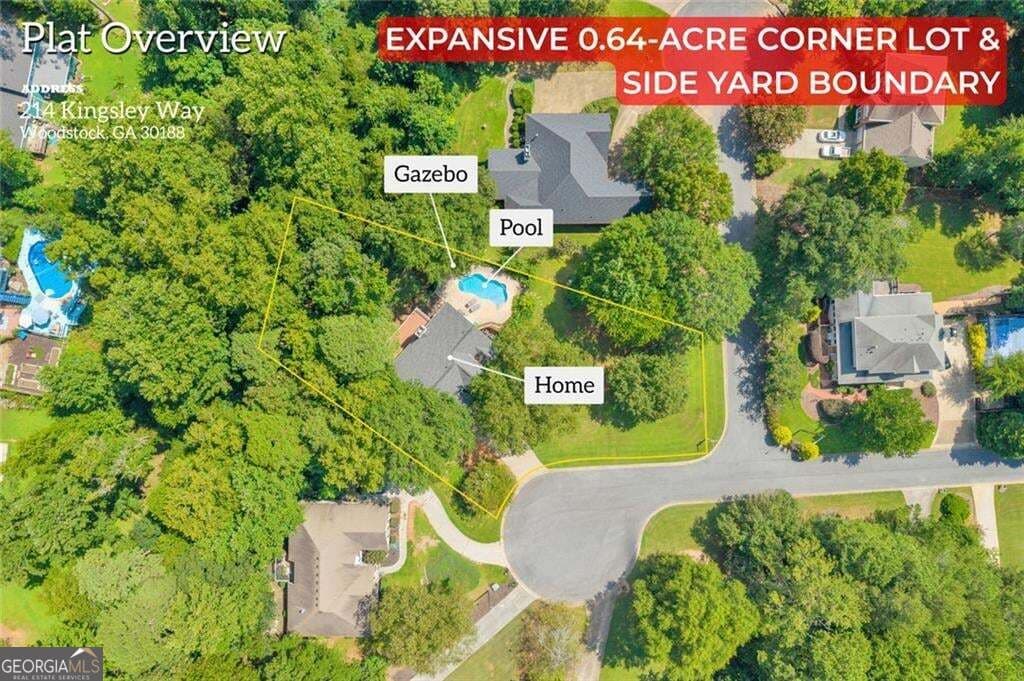 5 bedroom, 3.5 bathroom, 3,756 sq ft single family residence for sale at 214 Kingsley Way, Woodstock, GA 30188 — photo 2