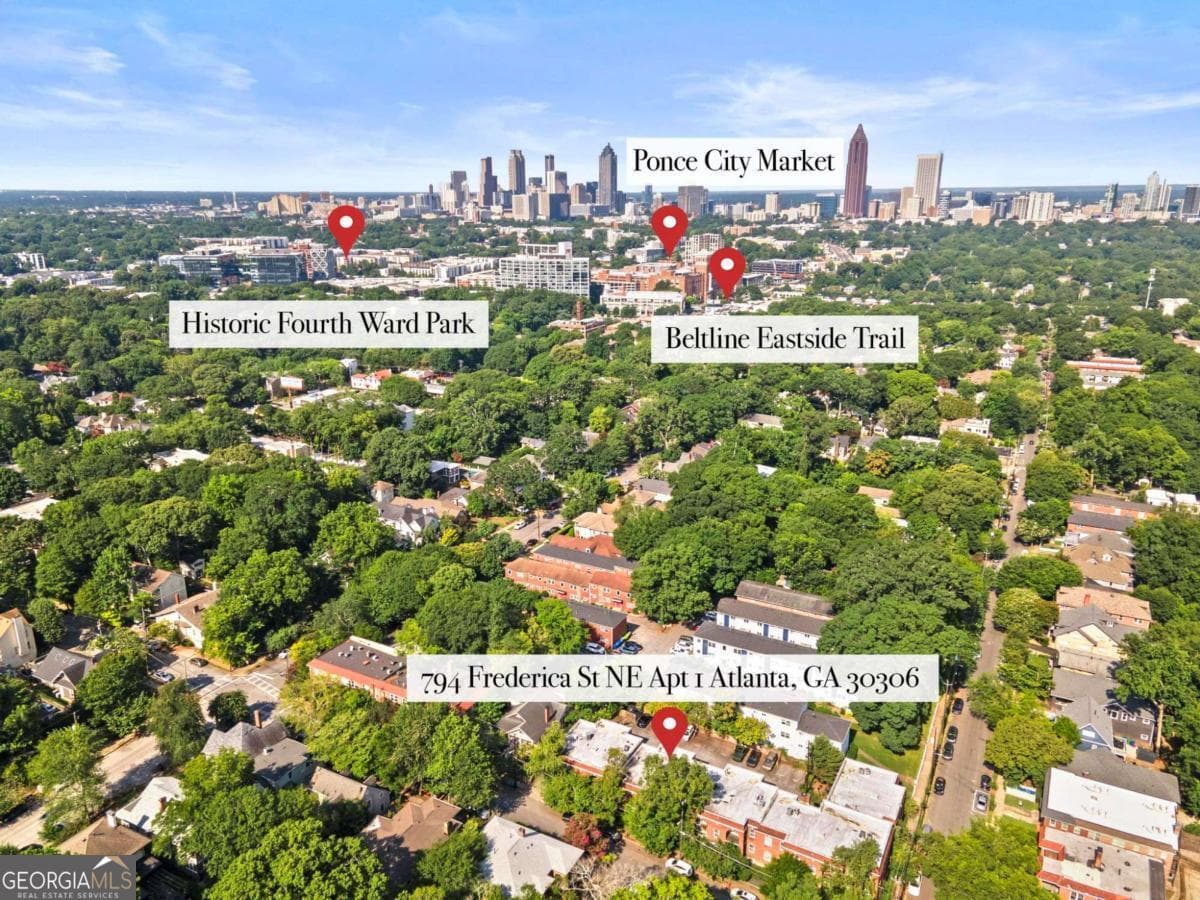 1 bedroom, 1 bathroom, 608 sq ft condominium for sale at 794 Frederica Street 1, Atlanta, GA 30306 — photo 3