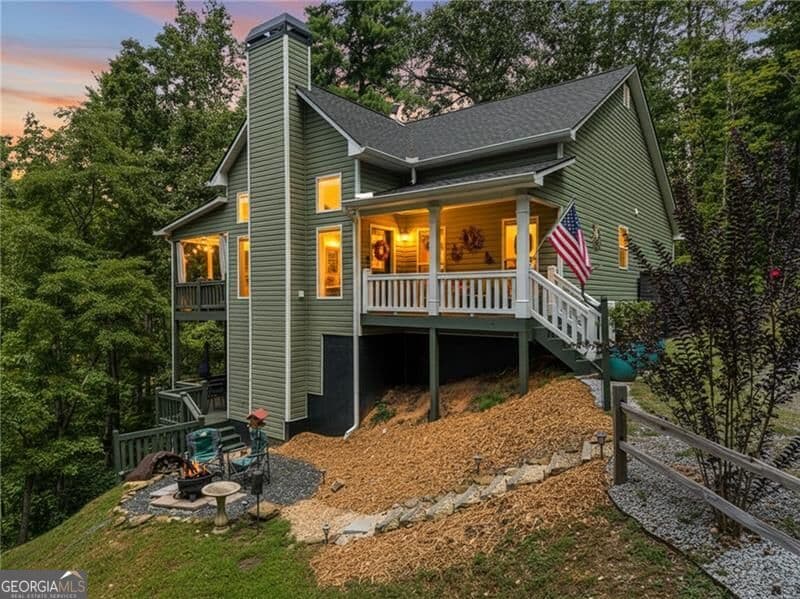 2 bedroom, 2.5 bathroom, 1,321 sq ft single family residence for sale at 1275 Marie Drive, Ellijay, GA 30540 — photo 1 of 113